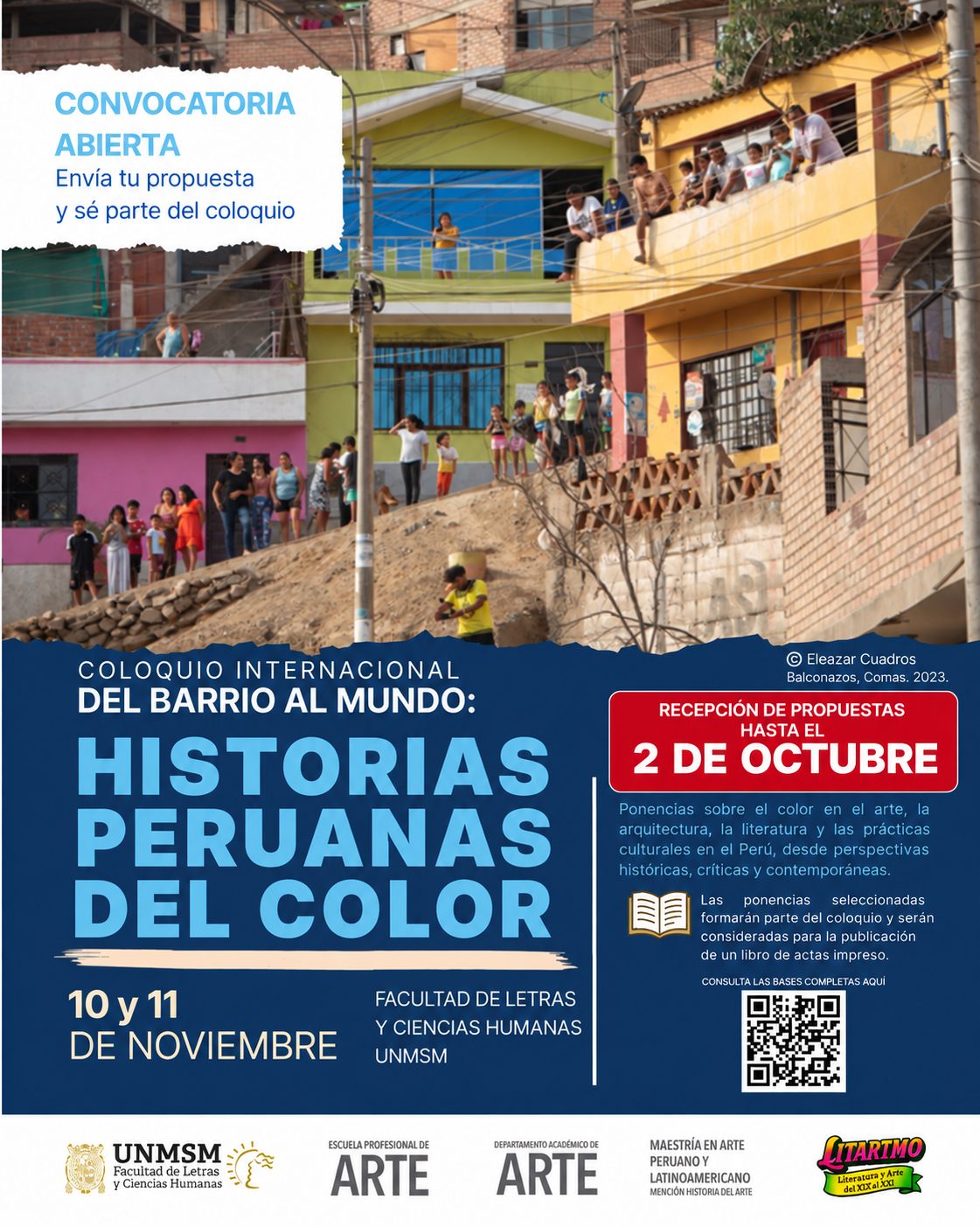 Coloquio multidisciplinario “Del barrio al mundo: historias peruanas del color”